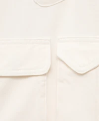 Mango Women's Pockets Oversized Denim Parka