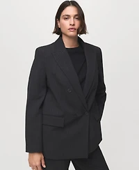 Mango Women's Pinstripe Suit Jacket