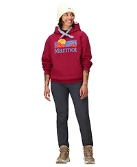 Marmot Women's Coastal Screen Printed Graphic Hoodie