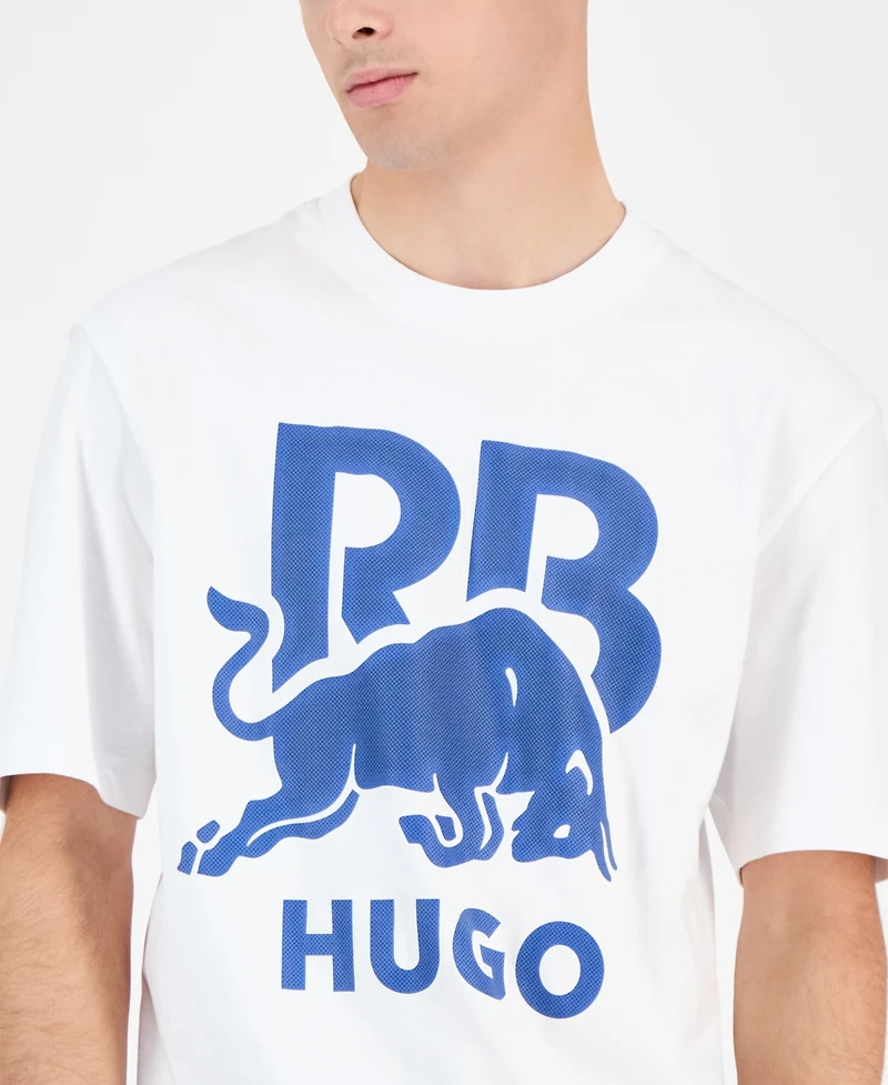 Hugo Boss x Racing Bulls Men's Dayla Short-Sleeve Logo Graphic T-Shirt