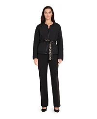 Tahari Asl Women's Quilted Reversible Jacket