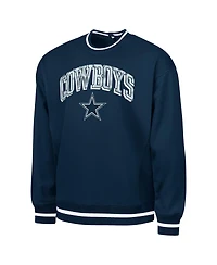 G-iii Sports by Carl Banks Men's Navy Dallas Cowboys Adaptive Blocker Fleece Pullover Sweatshirt