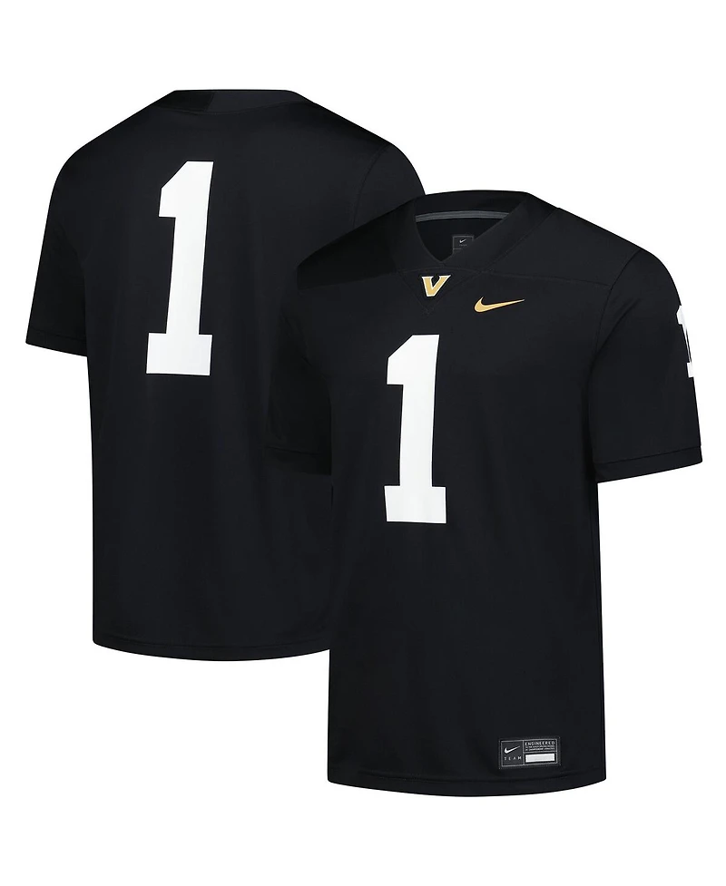 Nike Men's Black Vanderbilt Commodores Untouchable Replica Game Jersey