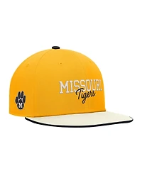 Nike Men's Gold Missouri Tigers Vintage Script Pro Dri-fit Snapback Hat