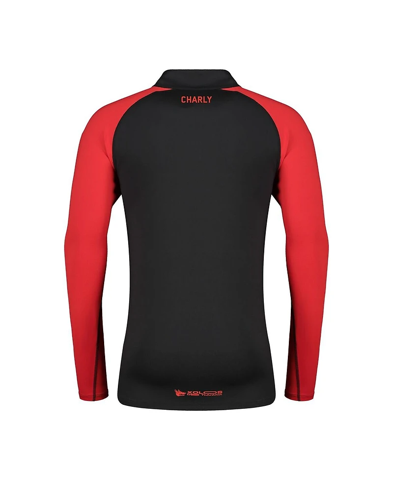 Charly Men's Black Club Tijuana 2024/25 Quarter-Zip Pullover Sweatshirt