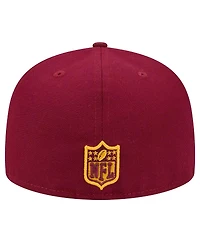 New Era Men's Burgundy Washington Commanders Main 59FIFTY Fitted Hat