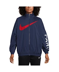 Nike Women's Navy Paris Saint-Germain Essential Windrunner Full-Zip Jacket