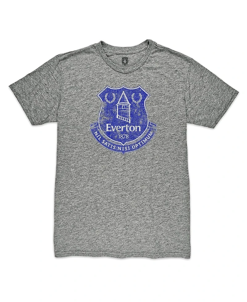 1863FC Men's Heather Gray Everton Color Badge Vintage Tri-Blend T-Shirt