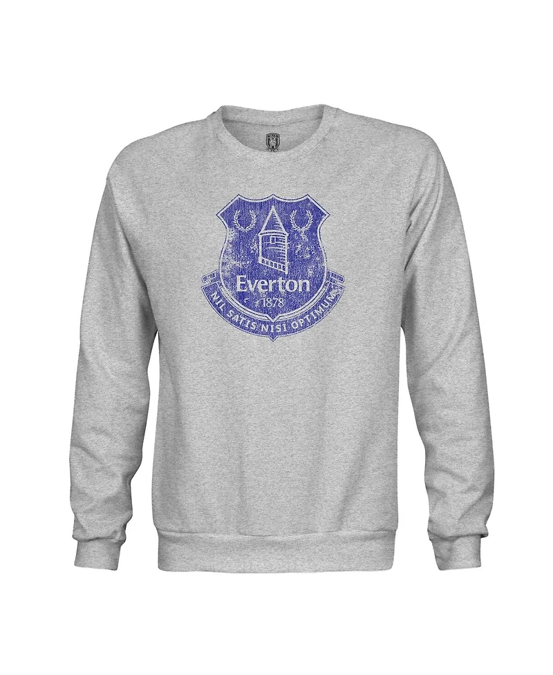 1863FC Men's 1863FC Heather Gray Everton Pullover Crewneck Sweatshirt
