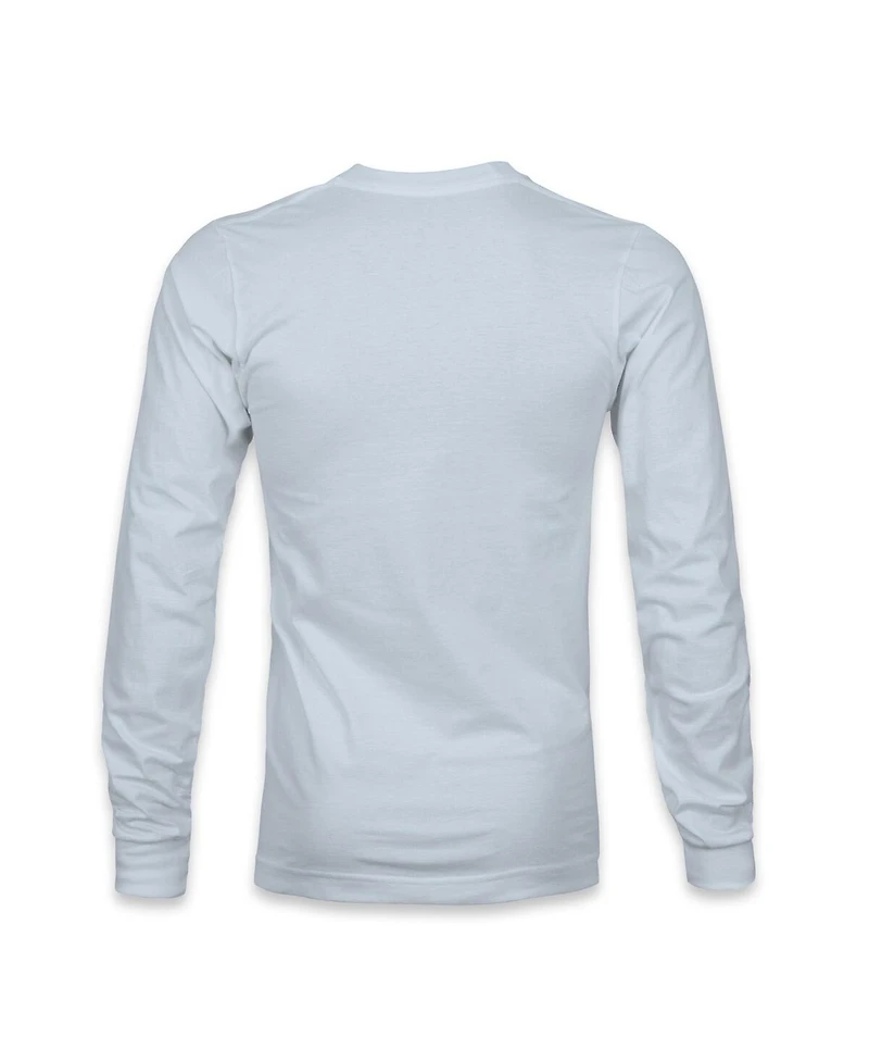 1863FC Men's Light Blue Manchester City Color Badge Long Sleeve T-Shirt