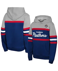 Mitchell & Ness Big Boys and Girls Navy Florida Panthers Head Coach Hoodie