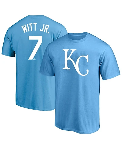 Fanatics Men's Bobby Witt Jr. Royal Kansas City Royals Big Tall Name Number T-Shirt