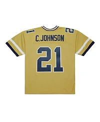Mitchell & Ness Men's Calvin Johnson Gold Georgia Tech Yellow Jackets 2006 Big Tall Legacy Jersey