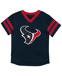 Outerstuff Toddler 2-Piece Navy/Red Houston Texans Red Zone V-Neck T-Shirt and Pants Set