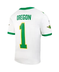 Nike Big Boys and Girls White Oregon Ducks Vapor Fusion Jersey