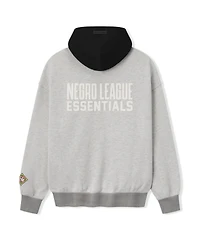 Fear of God Men's Heather Gray/Black Negro Leagues Baseball Museum Fleece Pullover Hoodie