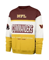 '47 Brand Men's Burgundy/Gold Washington Commanders Breeze Maximalist Sweatshirt