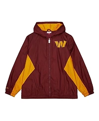 Mitchell & Ness Men's Burgundy Washington Commanders Playmaker Full-Zip Windbreaker Jacket