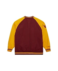 Mitchell & Ness Men's Burgundy Washington Commanders Raglan Jacket