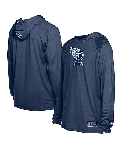 New Era Men's Navy Tennessee Titans Functional Fandom Hoodie