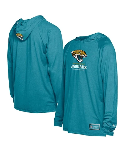 New Era Men's Teal Jacksonville Jaguars Functional Fandom Hoodie