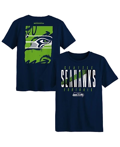 Outerstuff Preschool College Navy Seattle Seahawks Posterize T-Shirt