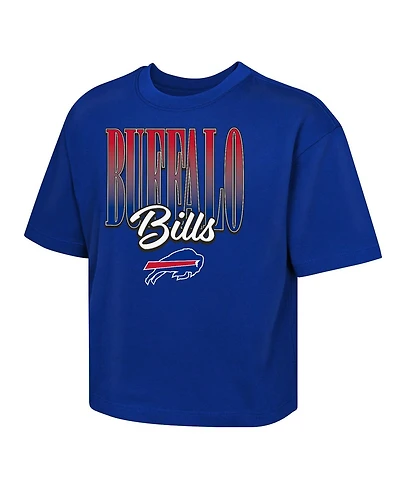 Outerstuff Big Girls Royal Buffalo Bills City Boxy T-Shirt