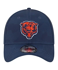 New Era Men's Navy Chicago Bears Tonal Camo 39THIRTY Stretch Fit Hat