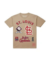 Mitchell & Ness Men's Cream St. Louis Cardinals Legacy Defined T-Shirt