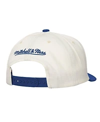 Mitchell & Ness Men's Cream Los Angeles Dodgers Stretch-Snapback Hat