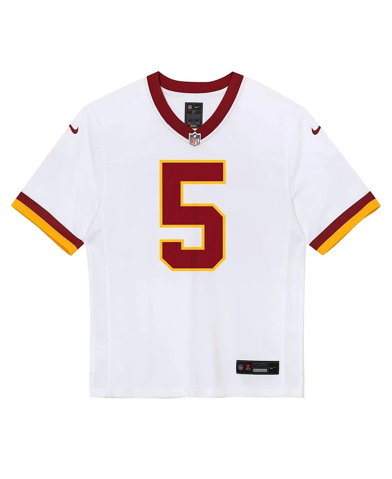 Nike Preschool Jayden Daniels White Washington Commanders Game Super Bowl Era Jersey