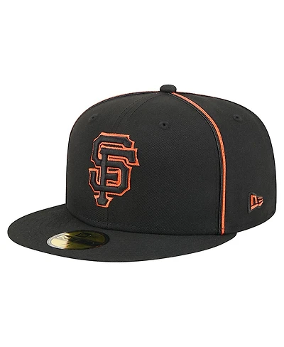 New Era Men's Black San Francisco Giants Soutache 59FIFTY Fitted Hat