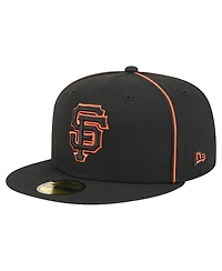 New Era Men's Black San Francisco Giants Soutache 59FIFTY Fitted Hat