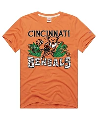 Homage Men's Orange Cincinnati Bengals Nfl x Grateful Dead Tri-Blend T-Shirt