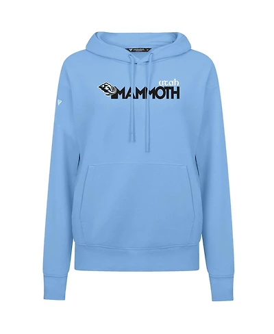 Levelwear Women's Light Blue Utah Mammoth Adorn Wedge Pullover Hoodie