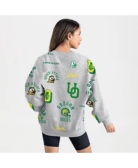 Gameday Couture Women's Gray Oregon Ducks Always on Repeat Fleece Sweatshirt
