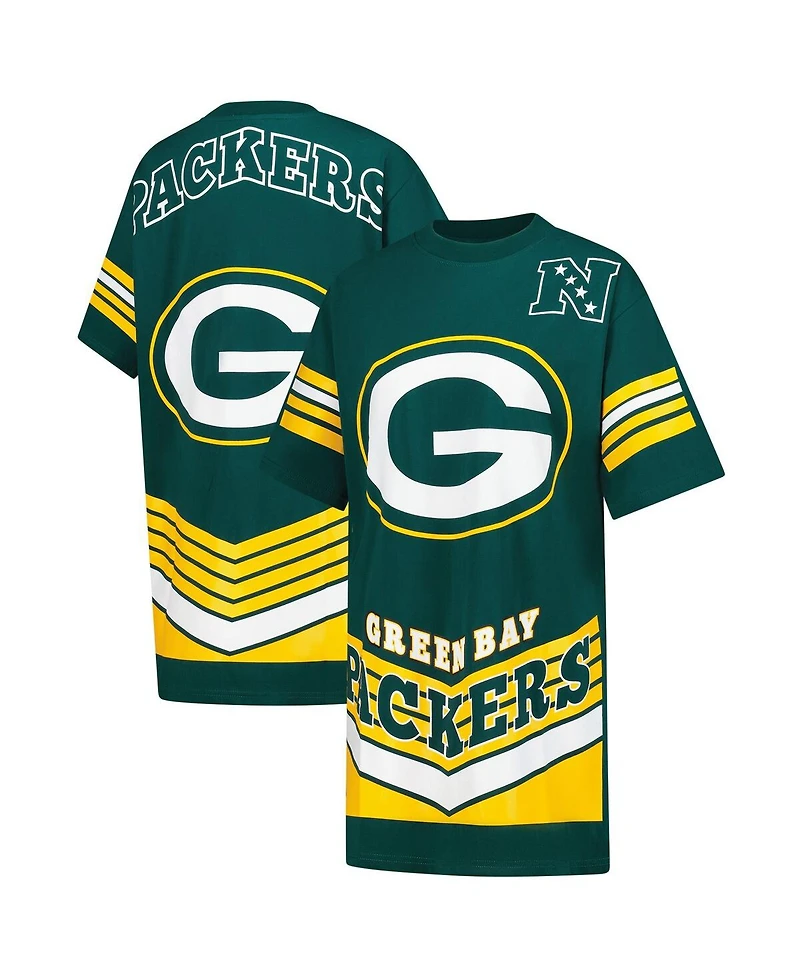 Gameday Couture Women's Green Bay Packers Perfect Score Vintage T-Shirt Dress