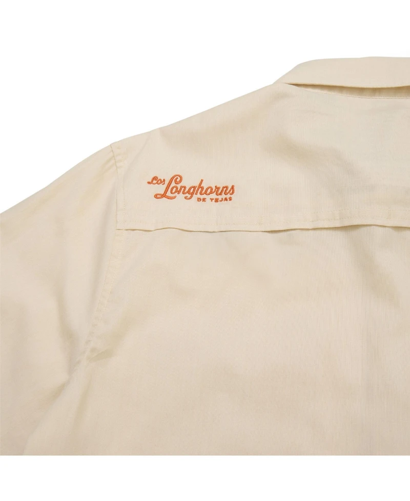 Howler Brothers Men's Tan Texas Longhorns x Howler Brothers Gaucho Long Sleeve Full-Snap Shirt