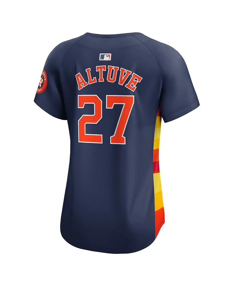 Nike Women's Jose Altuve Navy Houston Astros Alternate Limited Player Jersey