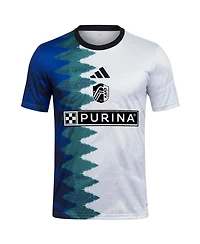 Adidas Men's White St. Louis City Sc 2025 Gaming Aeroready Pre-Match Jersey