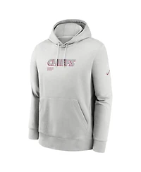 Nike Men's Gray Kansas City Chiefs Edge Pack French Terry Club Pullover Hoodie