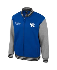 Colosseum Men's Royal Kentucky Wildcats Ambi-Turner Full-Zip Varsity Jacket