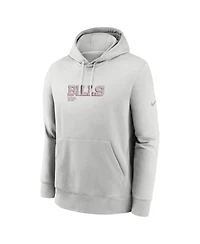 Nike Men's Gray Buffalo Bills Edge Pack French Terry Club Pullover Hoodie