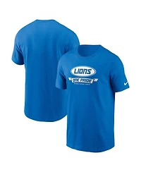 Nike Men's Blue Detroit Lions Primetime Local Essential T-Shirt