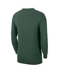 Nike Men's Hunter Green Milwaukee Bucks Authentic Long Sleeve Practice T-Shirt