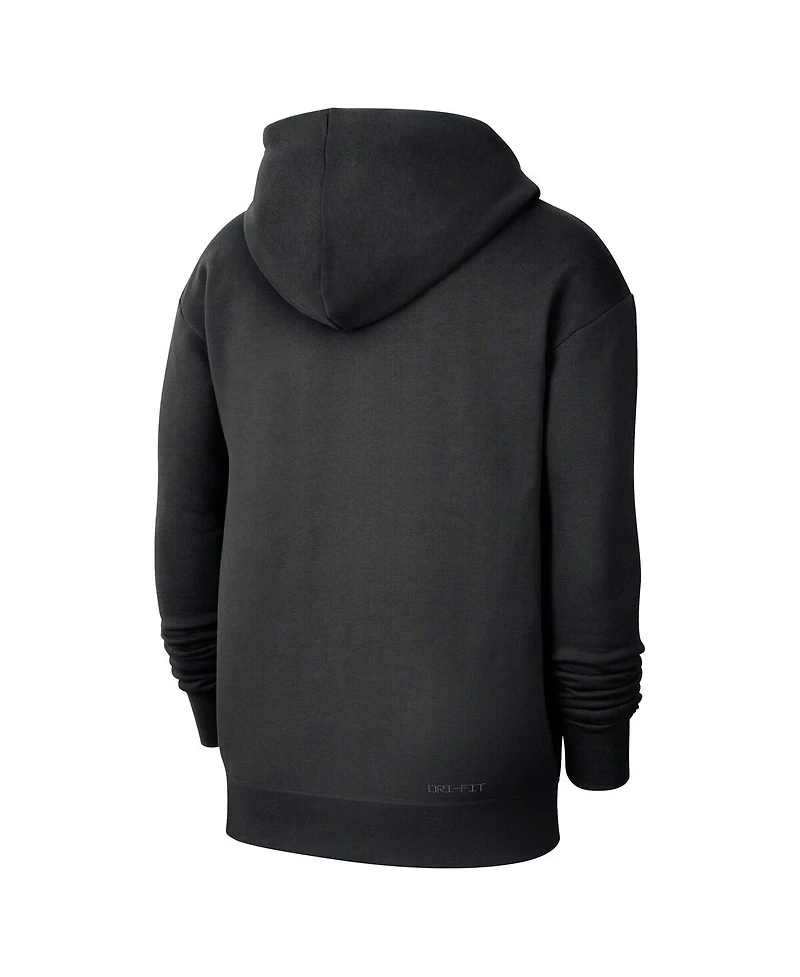 Nike Men's Black Boston Celtics Authentic Travel Standard Issue Dri-Fit Hoodie