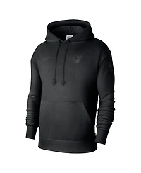 Nike Men's Black Denver Nuggets Authentic Travel Standard Issue Dri-Fit Hoodie