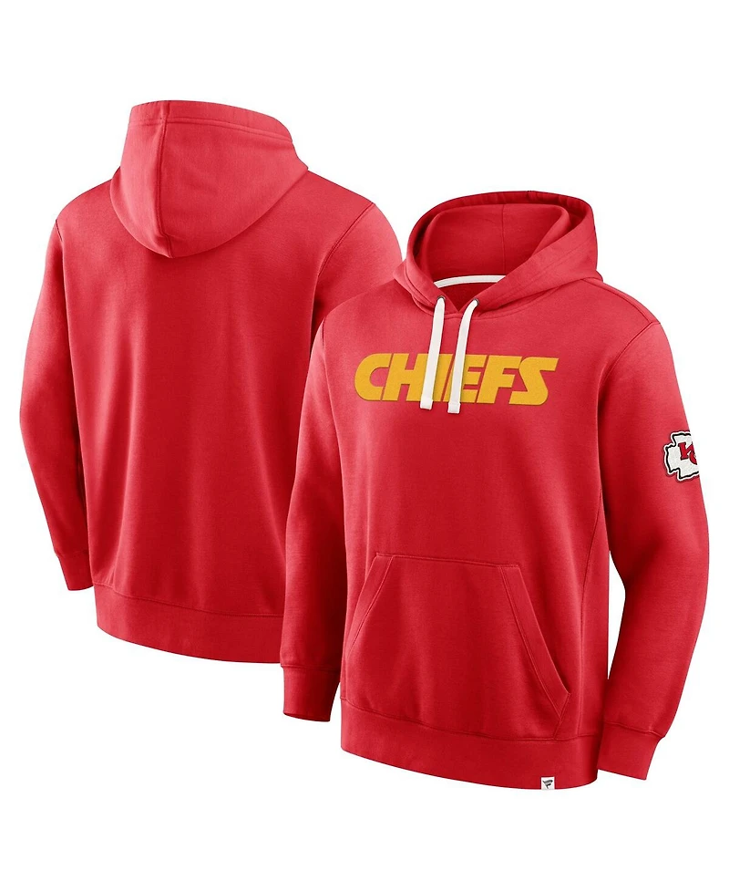 Fanatics Men's Red Kansas City Chiefs New Horizons Heritage Pullover Hoodie