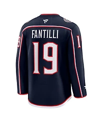 Fanatics Men's Adam Fantilli Navy Columbus Blue Jackets Home Premium Jersey