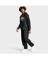 Nike Men's Black Jacksonville Jaguars Sideline Standard Issue Initial Home Dri-fit Hoodie